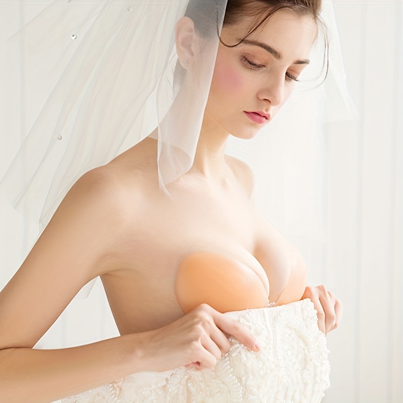 Plunge Bra Push Up - Soutien-gorge invisible en silicone pour femme,