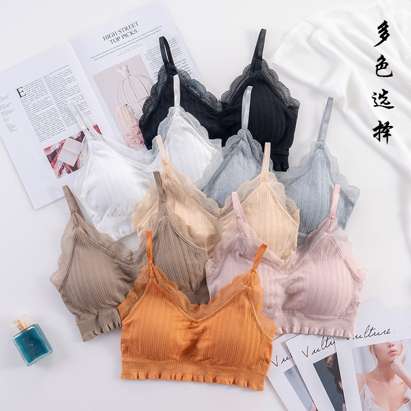 Lace Bralette Set - Soutien-gorge de sport sans couture pour