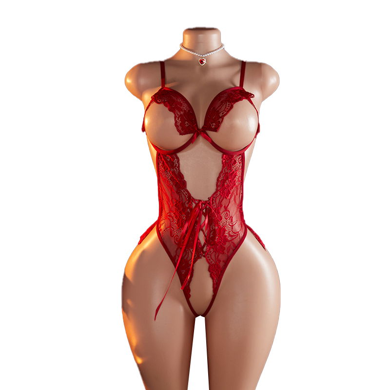 Lace Bralette Set - Lingerie Sexy transparente pour femmes, 18