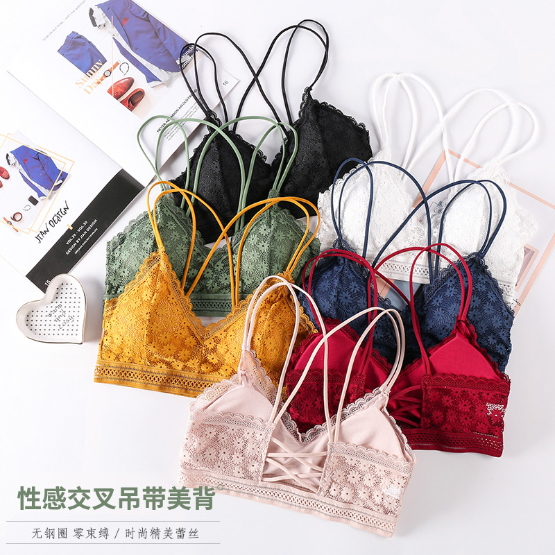 Lace Bralette Set - Soutien-gorge de sport sans couture pour