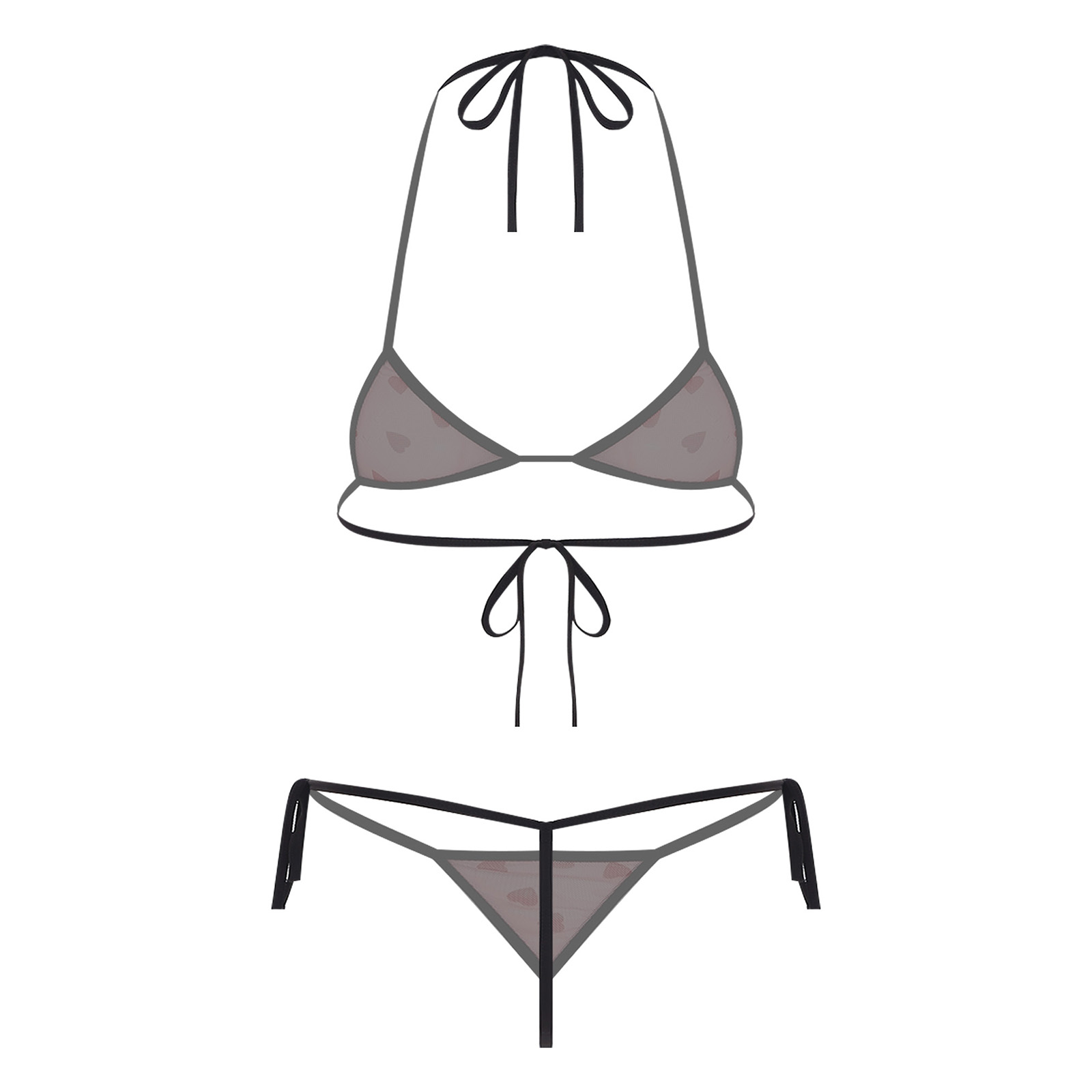Femmes Micro Mini Bikini Linge - Sheer Bra Lace avis et prix