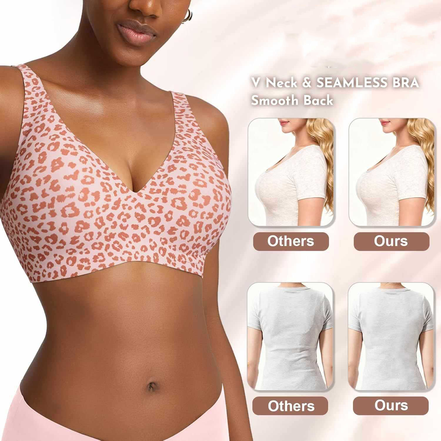 Soutien-gorge sans couture pou - Plunge Bra Push Up avis et prix