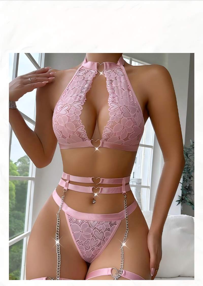 Ensemble de lingerie sexy push - Plunge Bra Push Up avis et prix