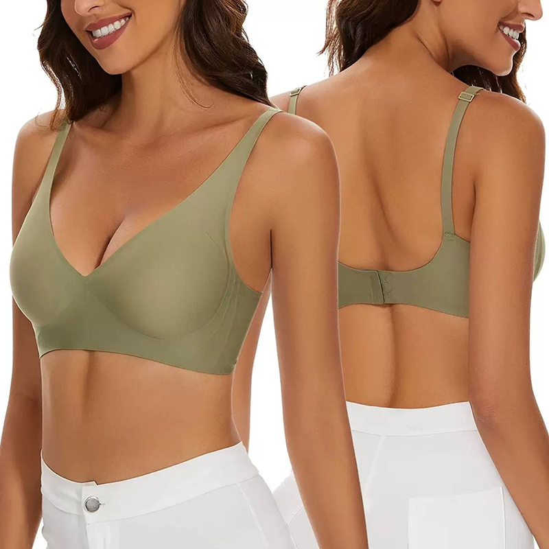 Soutien-gorge sexy sans coutur - Plunge Bra Push Up avis et prix