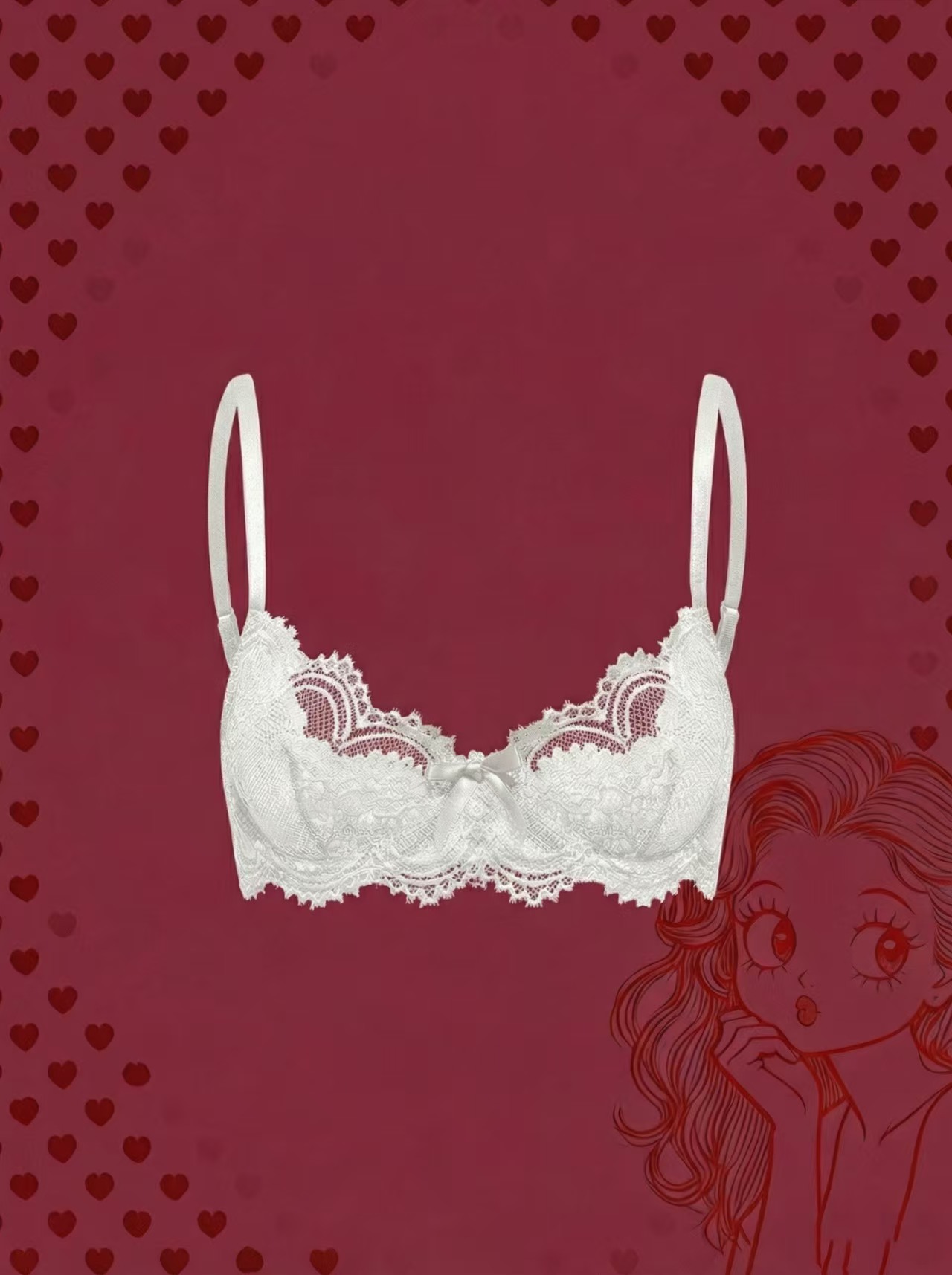 Soutien-gorge sexy en dentelle - Plunge Bra Push Up avis et prix