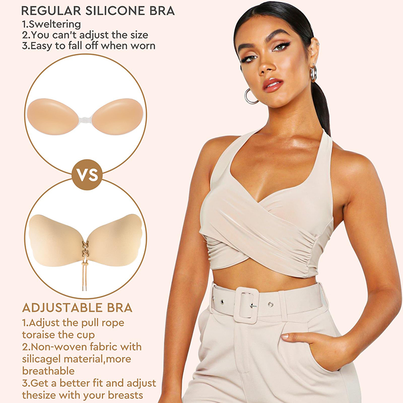 1/2 paires femmes été dos nu s - Plunge Bra Push Up avis et prix