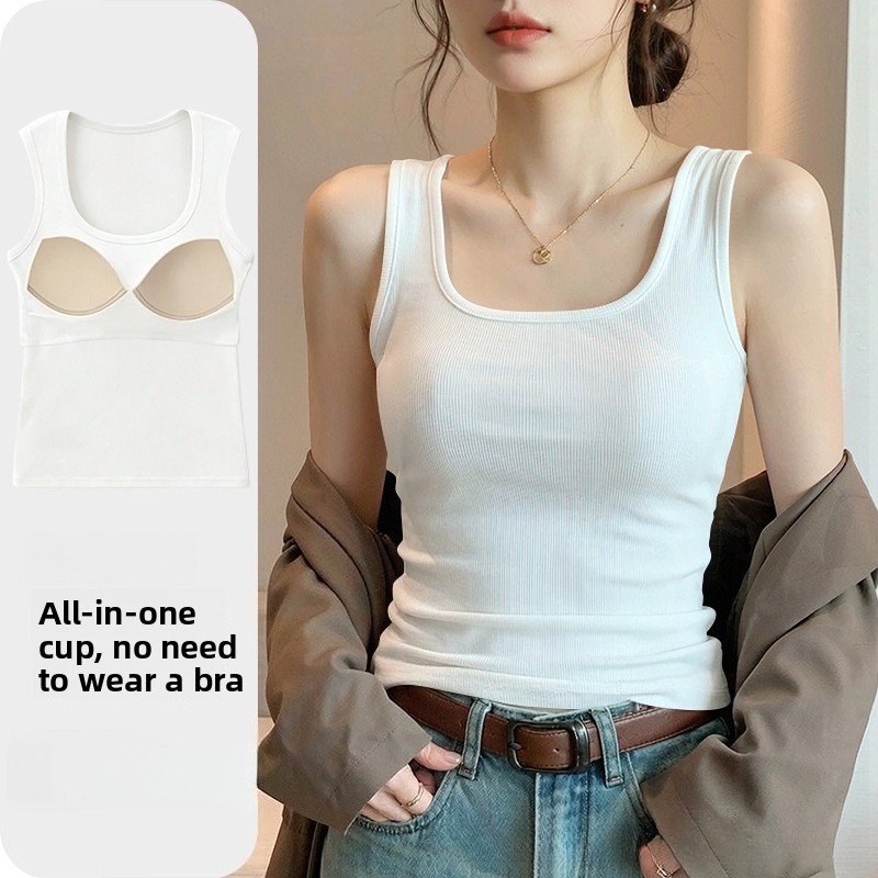 Nouveau débardeur sans couture - T Shirt Bra Seamless avis et prix
