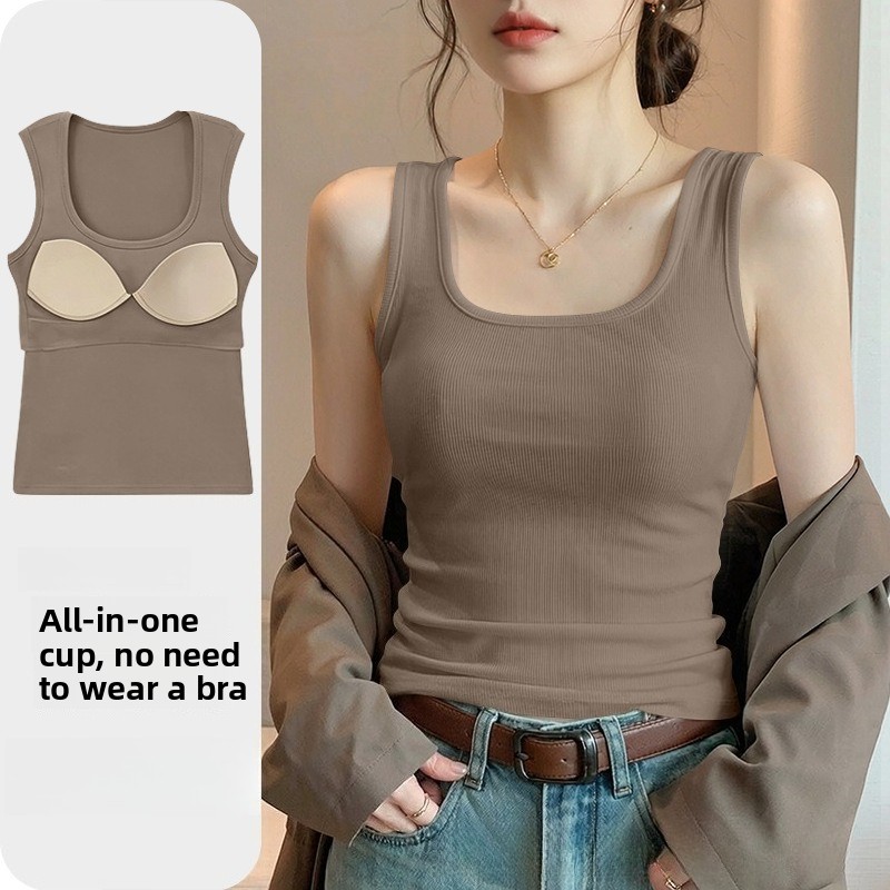 Nouveau débardeur sans couture - T Shirt Bra Seamless avis et prix
