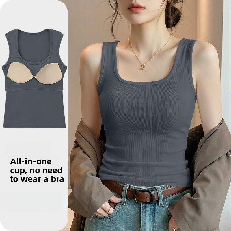 Nouveau débardeur sans couture - T Shirt Bra Seamless avis et prix